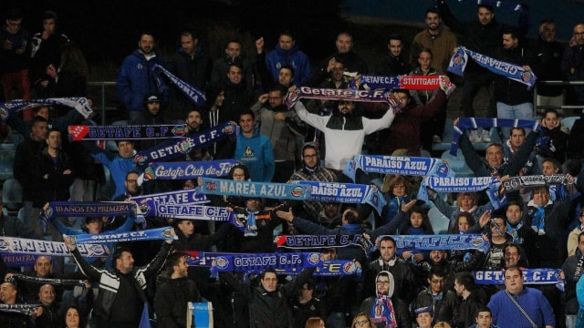 Suporter Getafe di Coliseum Alfonso Perez. (Foto: Getafe CF)