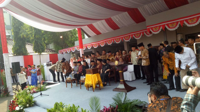 HUT RI di Universitas Bung Karno. (Foto: Fahrian Saleh/kumparan)