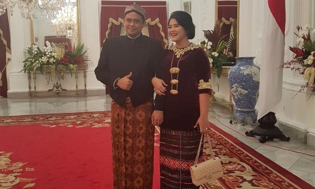 Kahiyang dan Bobby di HUT ke-72 RI (Foto: Instagram @ayanggkahiyang)