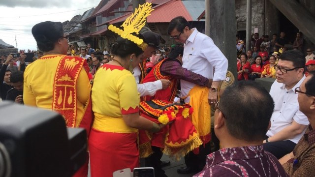 Yasonna Laoly di Nias Selatan (Foto: Yasonna Laoly/kumparan)
