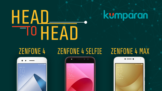 Asus Zenfone 4, Zenfone 4 Selfie, Zenfone 4 Max. (Foto: Mateus Situmorang/kumparan)