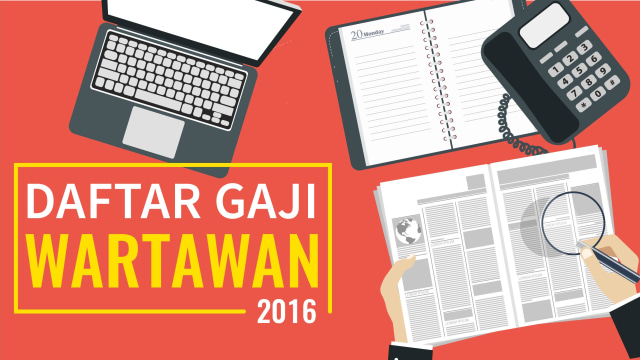 Infografis Gaji Wartawan 2016 (Foto: Bagus Permadi/kumparan)