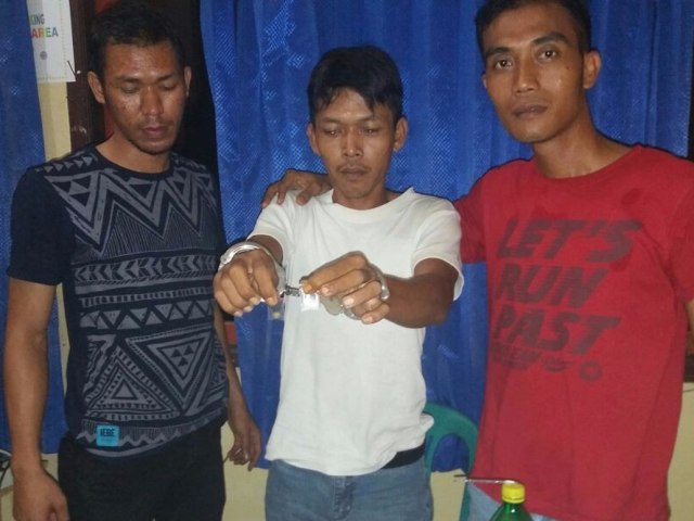 Polsek Jayaloka Amankan Bandar Narkoba Di Malam Pesta Rakyat Kemerdekaan RI