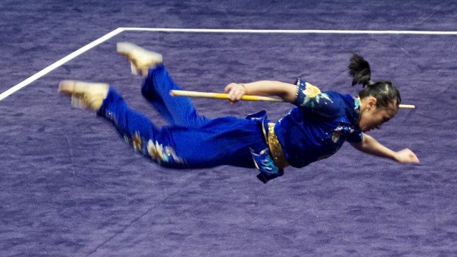 Atlet wushu Indonesia Felda Elvira Santoso  (Foto: Aditia Noviansyah/kumparan)