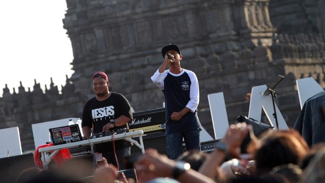 Duo NDX di Prambanan Jazz (Foto: Munady)