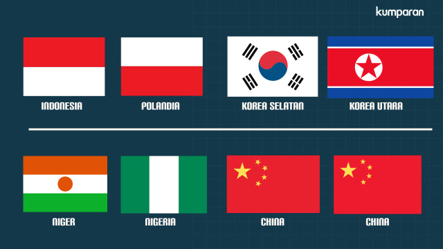 Kesalahan Bendera di Turnamen Internasional (Foto: Faisal Nu'man/kumparan)