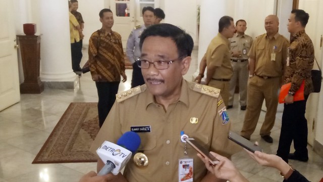 Djarot Saiful Hidayat di Balai Kota (Foto: Johanes Hutabarat/kumparan)
