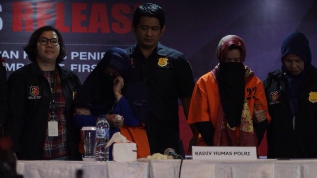 Anniesa Hasibuan di Bareskrim Polri (Foto: Fanny Kusumawardhani/kumparan)