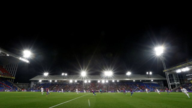 Suasana pertandingan Crystal Palace. (Foto: Reuters/Matthew Childs )