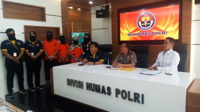 Grup Saracen berhasil diringkus (Foto: Polri)