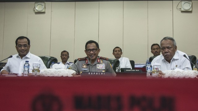 Menhub, Kapolri, MenPUPR soal Idul Adha (Foto: ANTARA FOTO/Aprillio Akbar)