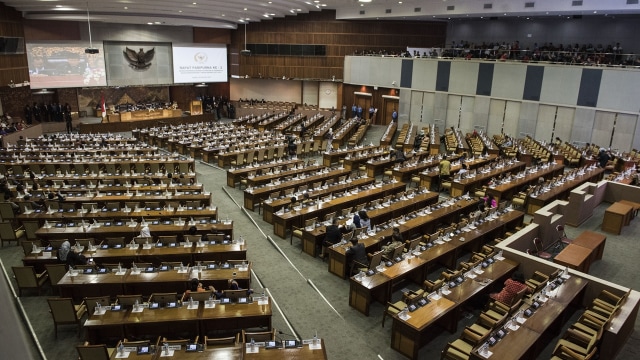 Sidang Paripurna DPR Sepi Foto: ANTARA/Agung Rajasa