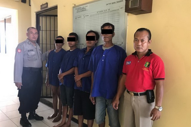 Asyik Main Judi Kartu, Empat Orang Warga Trucuk Diamankan Polisi