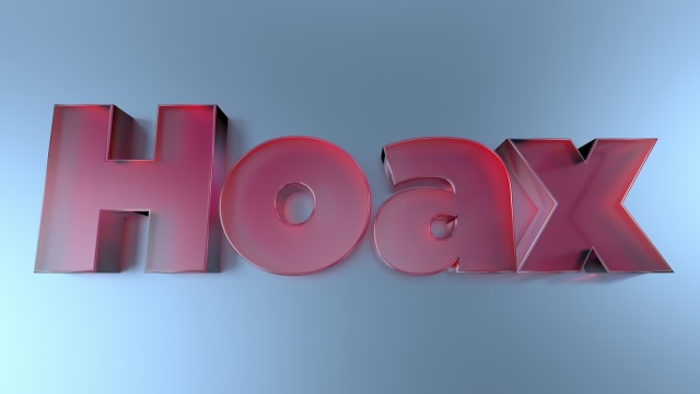 Hoax (Ilustrasi) Foto: Shutter Stock