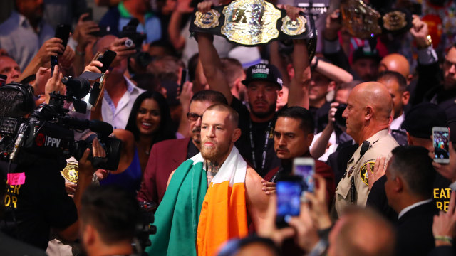 Pertarungan yang akan terus dikenang McGregor. (Foto: Mark J. Rebilas-USA TODAY Sports)