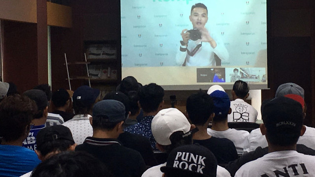 Workshop fotografi untuk TKI di Korsel. (Foto: Dok. KBRI Korsel)