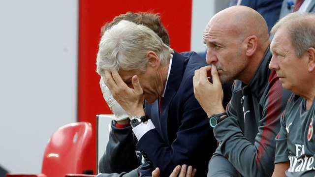 Wenger saja malu dengan penampilan Arsenal. (Foto: Reuters/Carl Recine)