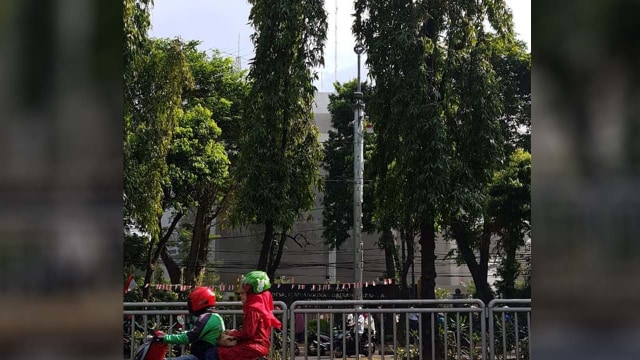 Kebakaran di Kementerian Desa Kalibata (Foto: Wiguna Pandhu)