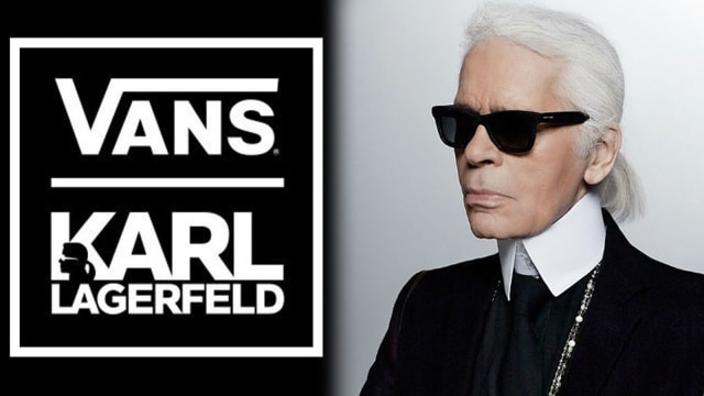 Karl Lagerfeld x Vans (Foto: Instagram @fbl_magazine dan vans )