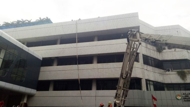 Kebakaran di Kementerian Desa Kalibata (Foto: Ainul Qalbi/kumparan)