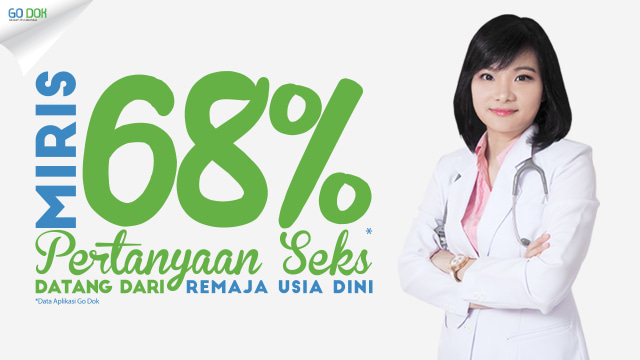 Data Go Dok: 68% Remaja Indonesia Rentan Perilaku Seks Bebas