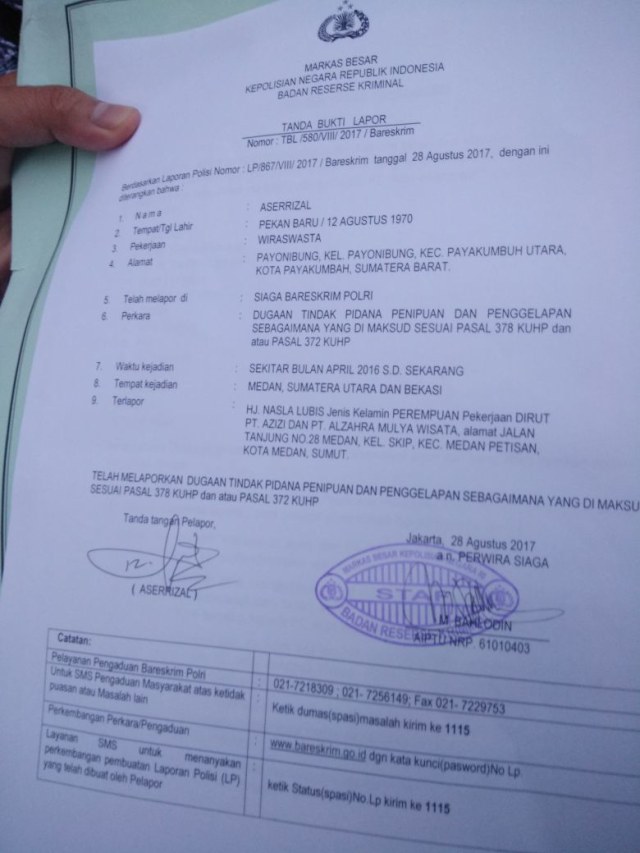 PT Azizi Tour Dilaporkan ke Polisi (Foto: Amanaturrosyidah/kumparan)