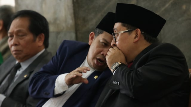 Fahri Hamzah dan Fadli Zon Foto: Fanny Kusumawardhani/kumparan