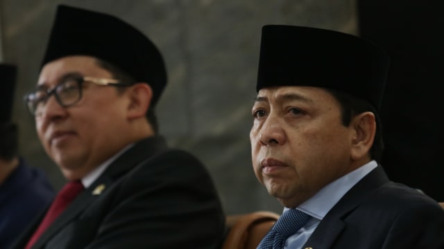 Fadli Zon dan Setya Novanto (Foto: Fanny Kusumawardhani/kumparan)