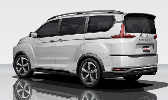 Rekayasa digital Mitsubihi Delica baru (Foto: web.motormagazine.co.jp)