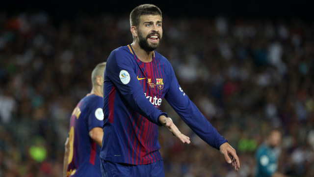 Pique, salah satu corong masyarakat Catalunya. (Foto: Reuters/Sergio Perez)