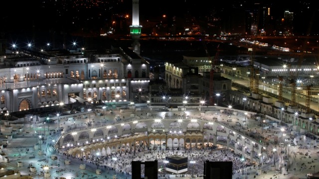 Kakbah Masjidil Haram Mekah saat musim haji (Foto: Reuters/Suhaib Salem)