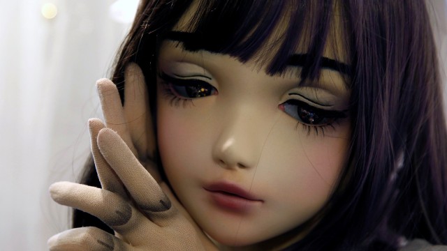 Boneka hidup Lulu Hashimoto. (Foto: REUTERS/Kim Kyung-Hoon)