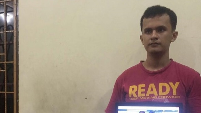 MFB, penghina Jokowi lewat Facebook (Foto: humas.polri.go.id)