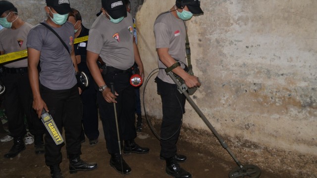 Granat aktif di bunker Yogyakarta (Foto: Dok. Lanud Adisutjipto)