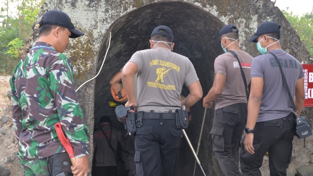Granat aktif di bunker Yogyakarta (Foto: Dok. Lanud Adisutjipto)