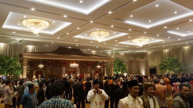 Resepsi Pernikahan Nindy dan Vino (Foto: Johanes Hutabarat/kumparan)