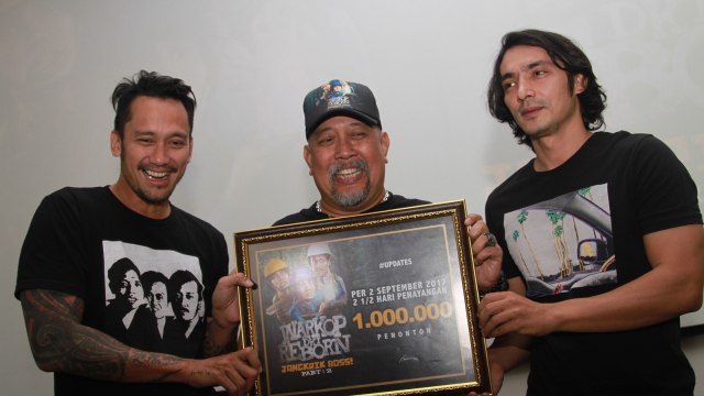 Rekor 1 juta penonton Warkop DKI Reborn (Foto: Munady Widjaja)