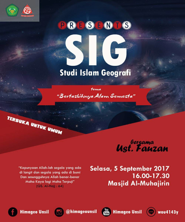 Kajian Rutin Himageo Universitas Siliwangi ( Special For You )