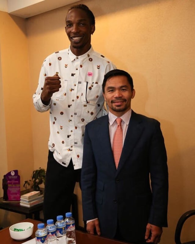 Hasheem Thabeet (Foto: FB/Manny Pacquiao)
