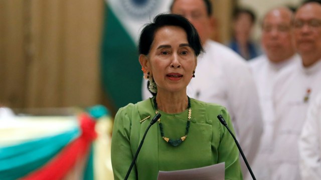 Aung San Suu Kyi. Foto: Reuters/Soe Zeya Tun