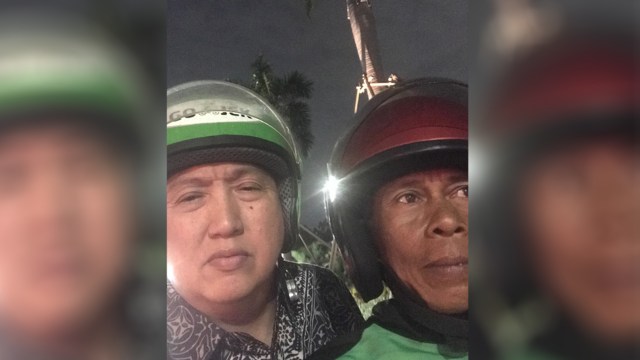 Boy Thohir naik Go-Jek (Foto: Dok. Istimewa)