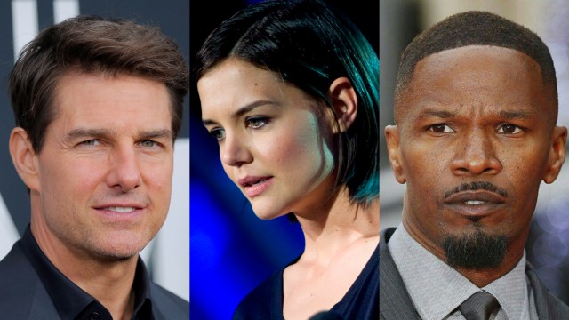 Tom Cruise, Katie Holmes, Jamie Foxx (Foto: REUTERS/Wikimedia Commons)