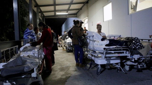 Gempa di Meksiko  (Foto: REUTERS/Imelda Medina)
