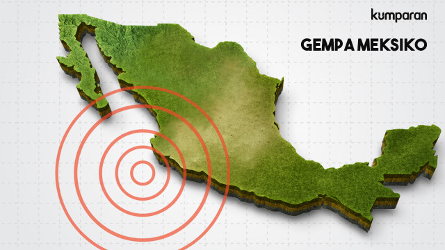Gempa di Meksiko (Foto: Muhammad Faisal/kumparan)