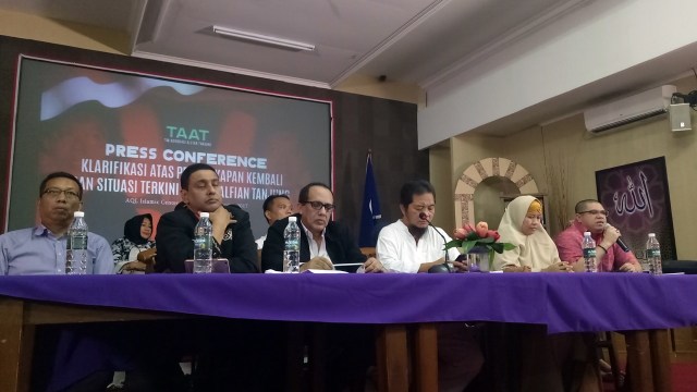 Konpers Terkait Penangkapan Alfian Tanjung (Foto: Aria Pradana/kumparan)