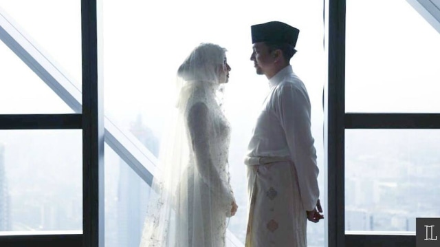 Laudya Cynthia Bella dan Engku Emran (Foto: Instagram @theleonardi)