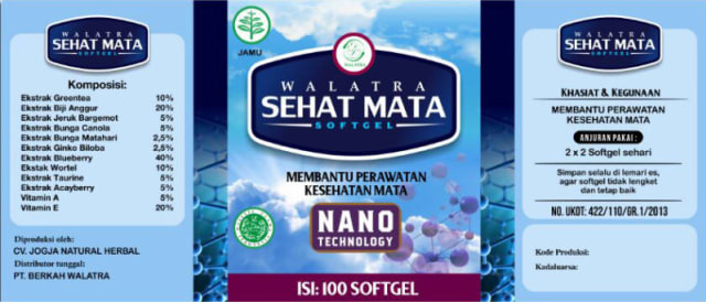 Obat Mata Minus Walatra Sehat Mata "NYATA KHASIATNYA" (2)