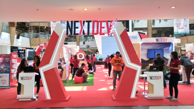 Startup Showcase The NextDev 2017 Bandung. (Foto: Muhammad Fikrie/kumparan)
