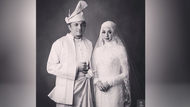 Laudya Cynthia Bella dan Engku Emran (Foto: Instagram @bridestory)