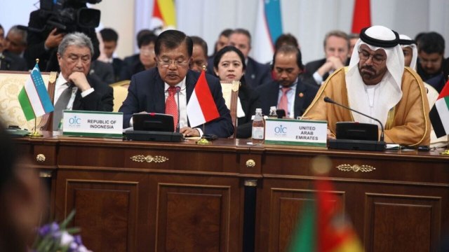 Jusuf Kalla dalam KTT OKI. (Foto: Dok. Setwapres)